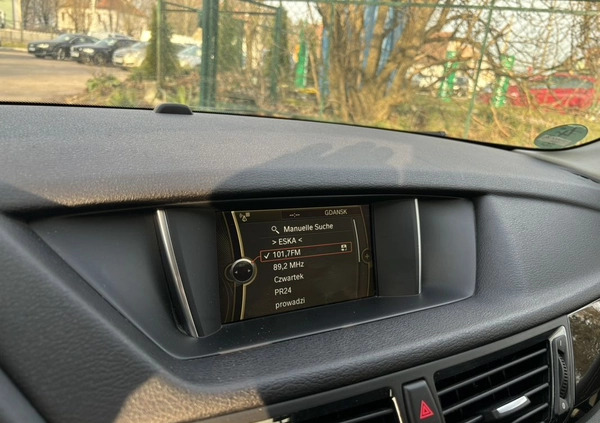 BMW X1 cena 46900 przebieg: 236875, rok produkcji 2013 z Biskupiec małe 172